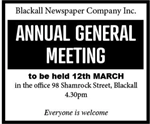 AGM Blackall Newspaper Community