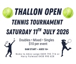 Thallon Tennis Open