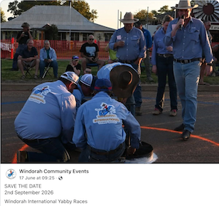 Windorah International Yabby Races