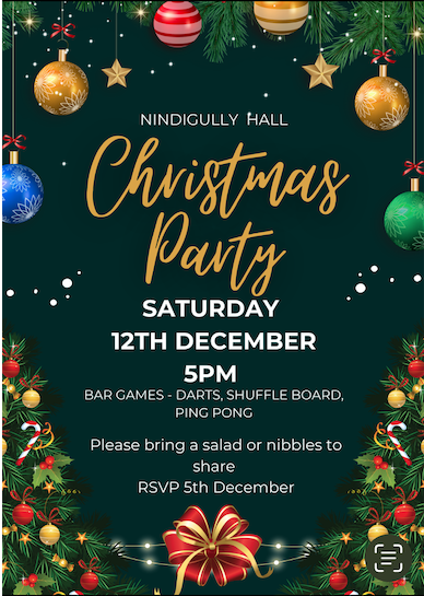 Nindigully Hall Christmas
