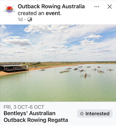Longreach Outback Rowing Regatta