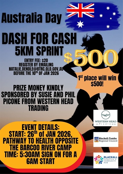 Blackall Dash for Cash