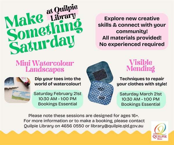 Quilpie Make-it Workshops