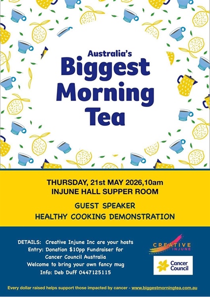 Injune Biggest Morning Tea