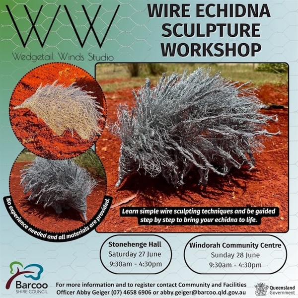 Stonehenge/Windorah Sculpture workshops