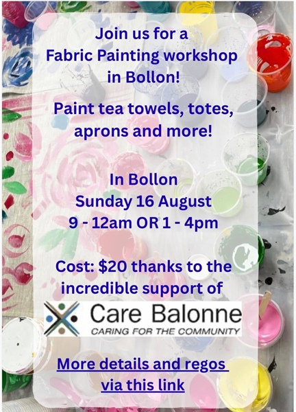 Bollon Fabric Painting