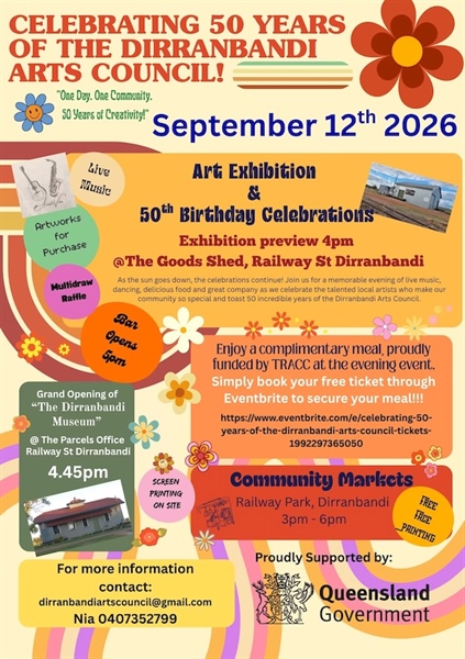 Dirran Arts 50yr Celebration