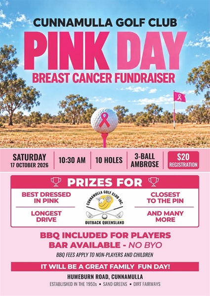Cunnamulla Pink Golf